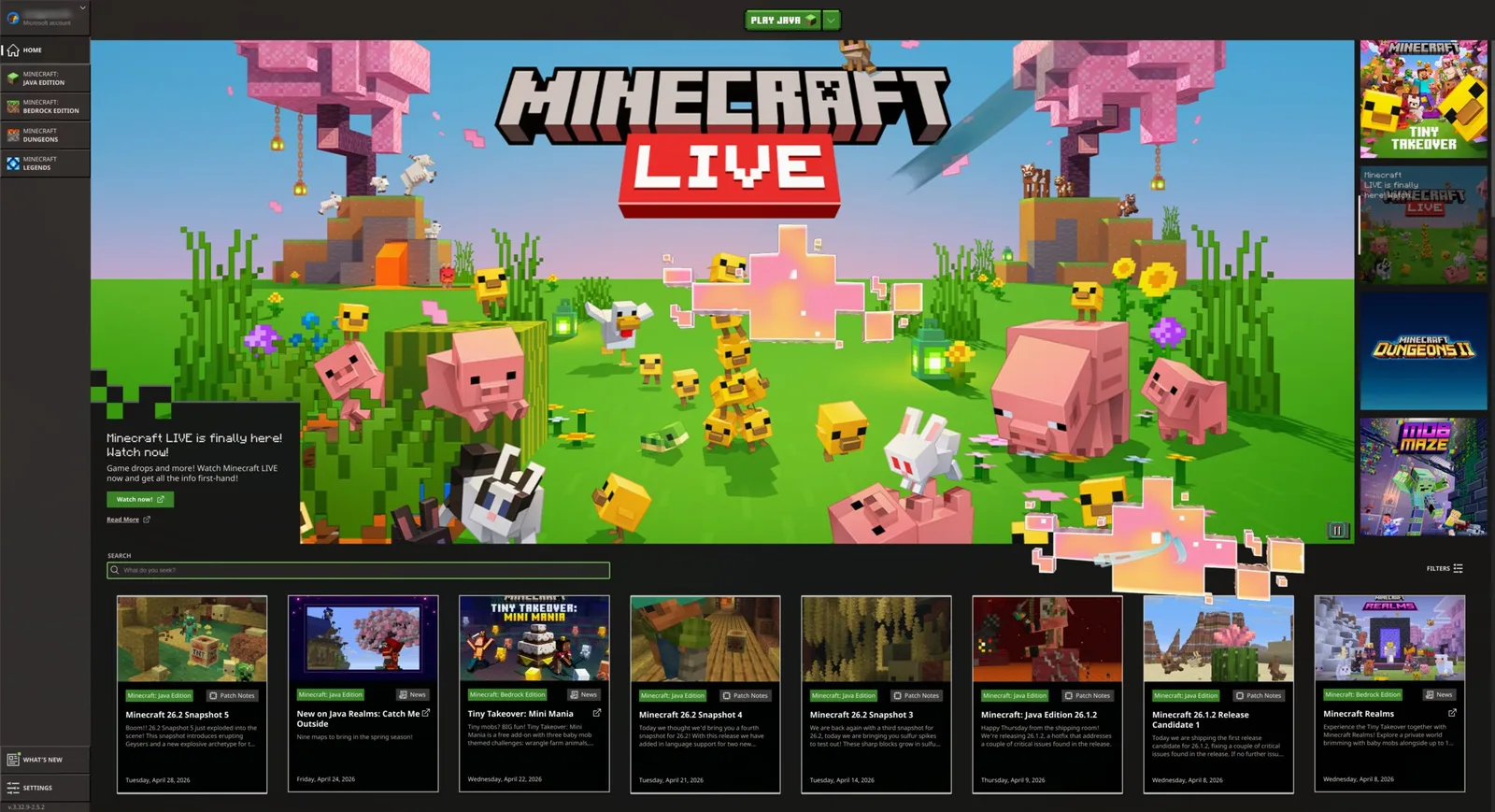 Minecraft uz Omarchy